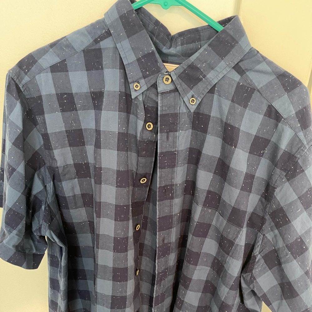 Rowm extra large tall plaid shirt